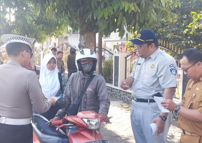 Jasa Raharja Purwokerto Bersama Tim Pembina Samsat Gelar Operasi Gabungan, Dorong Tertib Berkendara dan Patuh Pajak