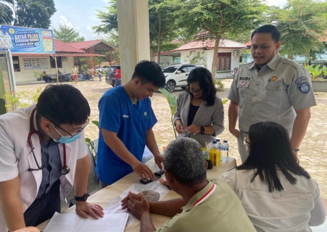 Jasa Raharja Gelar Pelayanan Kesehatan Gratis di Samsat Pematangsiantar