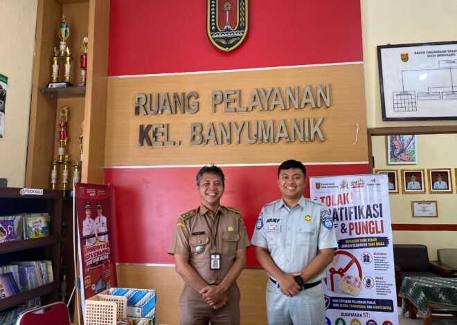 Jasa Raharja Semarang dan Kelurahan Banyumanik Perkuat Sinergi Dorong Kepatuhan SWDKLLJ dan Keselamatan Berlalu Lintas