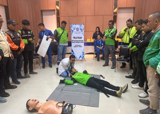 PT Jasa Raharja (Persero) Cabang Tk.I Medan dan Rumah Sakit Mitra Sejati Bersinergi Gelar Pelatihan Pertolongan Gawat Darurat kepada Komunitas GODAMS Medan