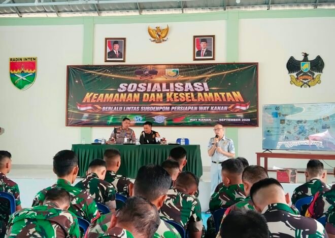 Jasa Raharja Lampung Gandeng TNI-Polri Tekan Kecelakaan Lalu Lintas di Way Kanan