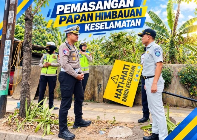 Cegah Laka Lantas, Jasa Raharja Pasang PAPAN HIMBAUAN KESELAMATAN di Daerah Rawan Kecelakaan
