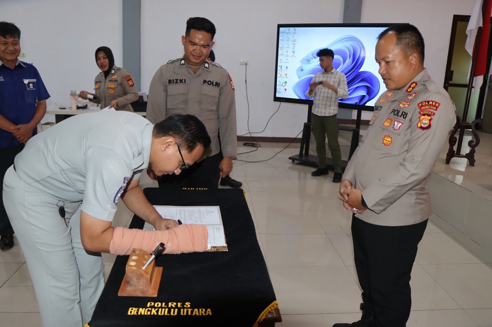 Jasa Raharja Bengkulu Utara Ikuti Forum Konsultasi Publik Polres Bengkulu Utara Tahun 2026