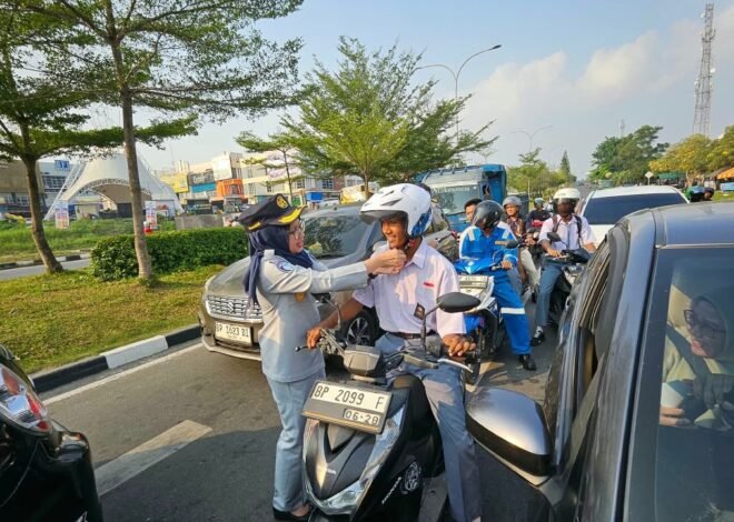 Jasfren Peduli Keselamatan, Jasa Raharja Kepri Sapa Masyarakat Batam di Hari Pelanggan Nasional