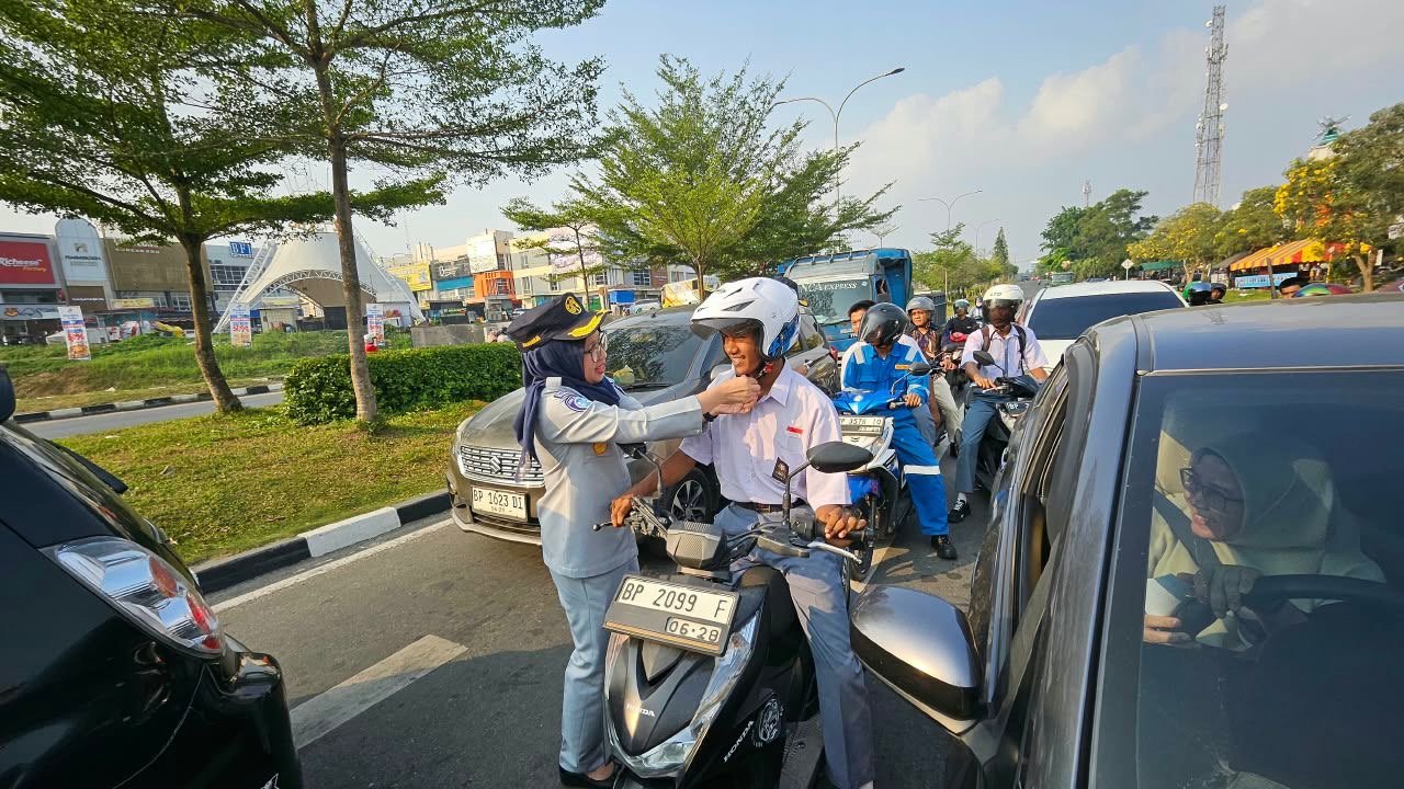 Jasfren Peduli Keselamatan, Jasa Raharja Kepri Sapa Masyarakat Batam di Hari Pelanggan Nasional