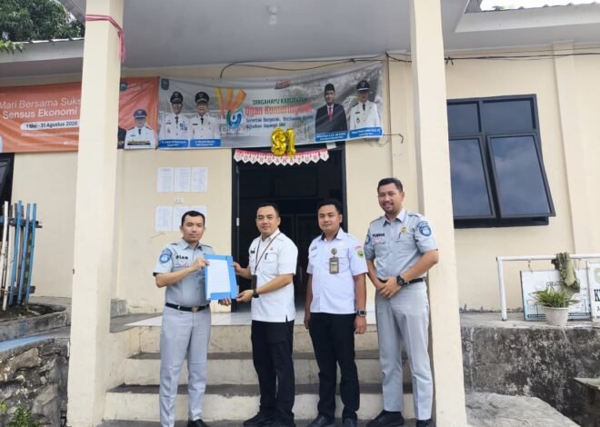 Dorong Kepatuhan PKB, Jasa Raharja Sinergi Bersama Kelurahan Pasar Baru Oku