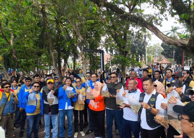 Tunjukkan kepedulian terhadap lingkungan, Jasa Raharja dan MOVE Indonesia Kolaborasi bersama pada Jambore Vespa Indonesia di Palembang