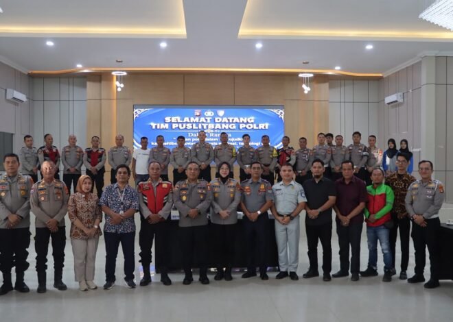 Libatkan Komunitas, Pemda Dan Jasa Raharja Bersama Tim Puslitbang Polri Perkuat Keselamatan Lalu Lintas