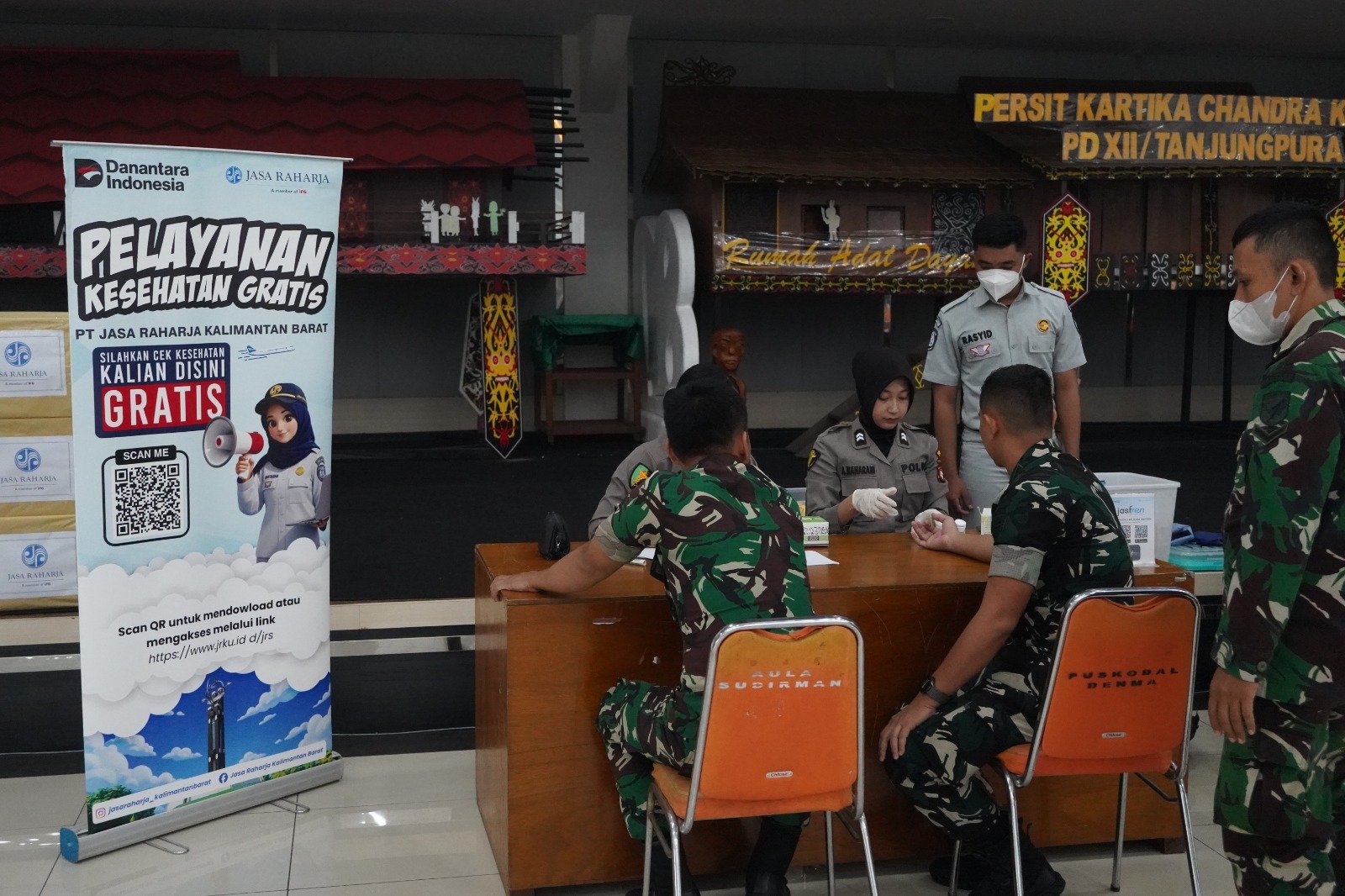 Jasa Raharja Kalbar Gandeng Biddokkes Polda Kalbar Perkuat Keselamatan melalui Pemeriksaan Kesehatan