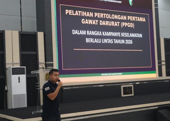 Tekan Fatalitas Kecelakaan, Jasa Raharja Kalbar Gandeng Biddokkes Polda Kalbar Berikan Pelatihan PPGD