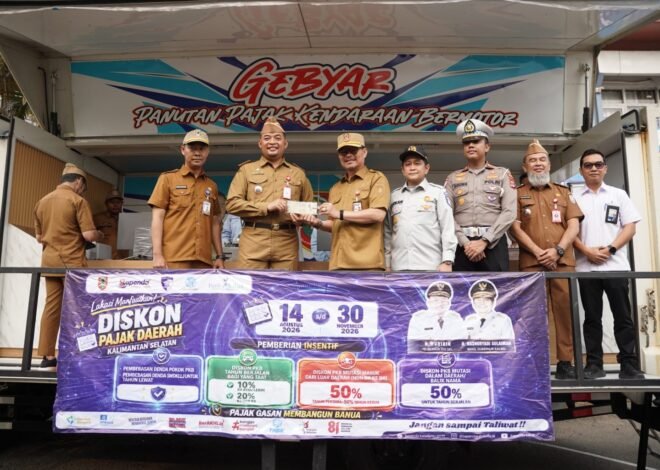 Jasa Raharja Kalsel Launching Gebyar Panutan PKB Kabupaten Banjar, ASN Diajak Jadi Teladan Kepatuhan Pajak