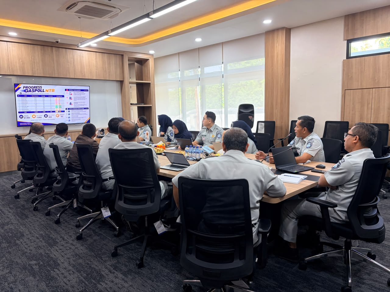 Jasa Raharja NTB Gelar Rapat Analisa dan Evaluasi Kinerja serta Sosialisasi Penerapan GCG