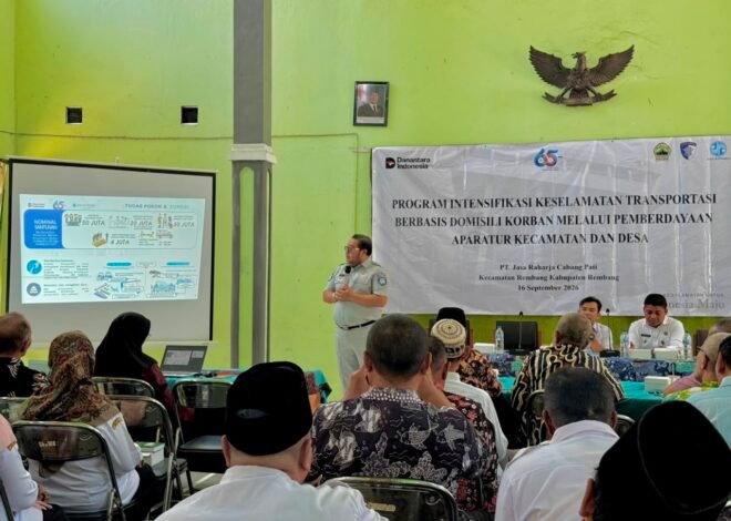 Jasa Raharja Pati Perkuat Edukasi Keselamatan Berbasis Domisili Korban di Rembang