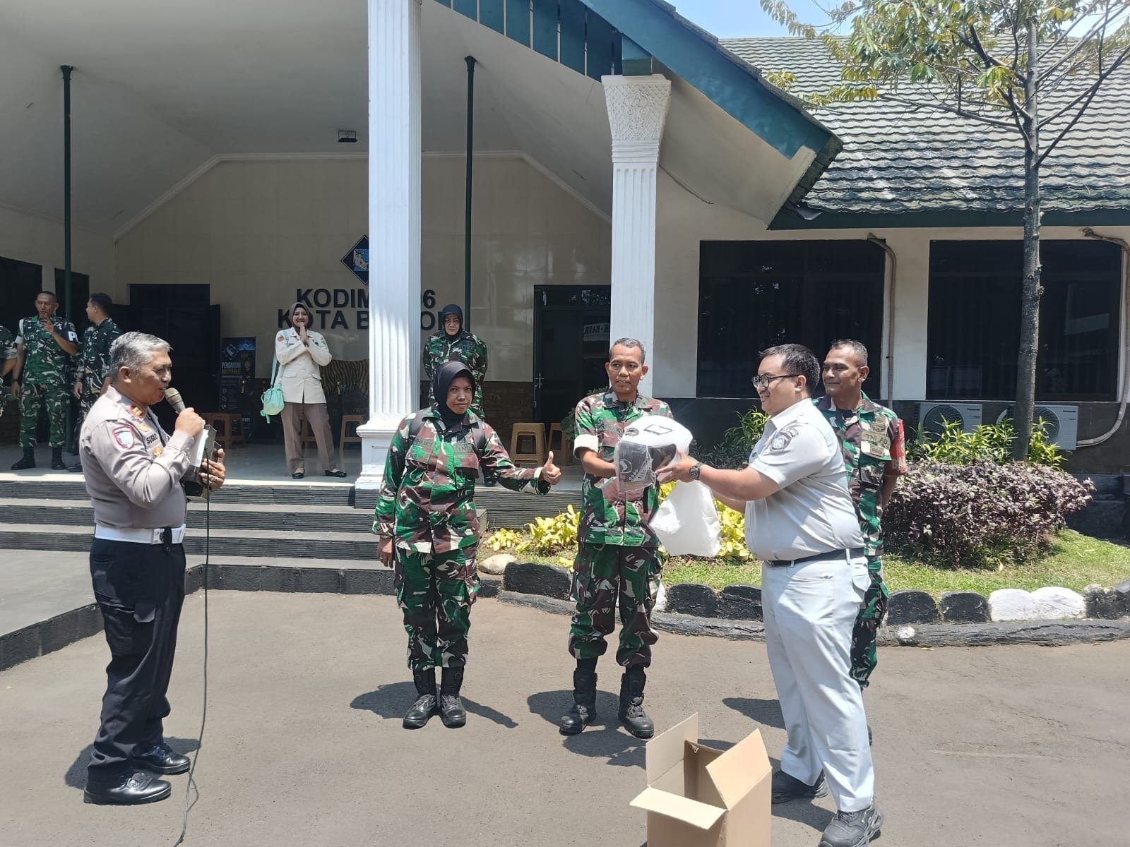 Jasa Raharja Bogor Dorong Jajaran Korem 061/SK Jadi Pelopor Keselamatan Berlalu Lintas
