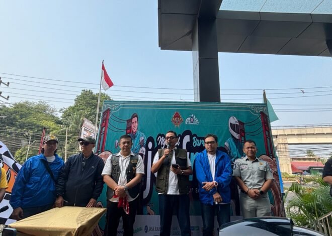 Kolaborasi Jasa Raharja dan MOVE Indonesia dalam Jambore Nasional Modern Vespa Indonesia di Palembang
