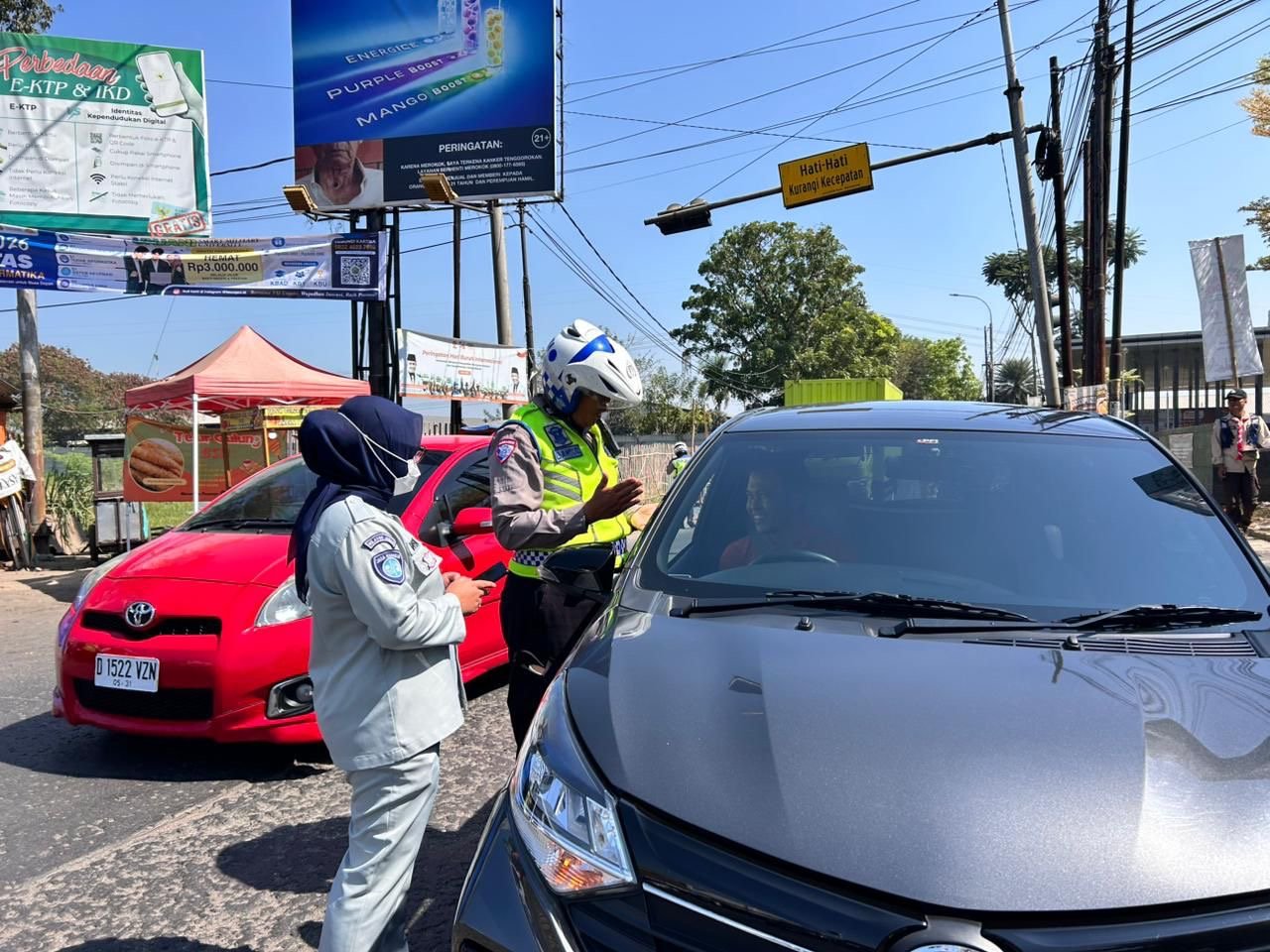 Samsat Rancaekek Gelar Operasi Gabungan di Thee Matic Majalaya