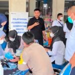 Jasa Raharja Gelar Pemeriksaan Kesehatan Gratis bagi Pengguna Transportasi di Terminal Rajabasa