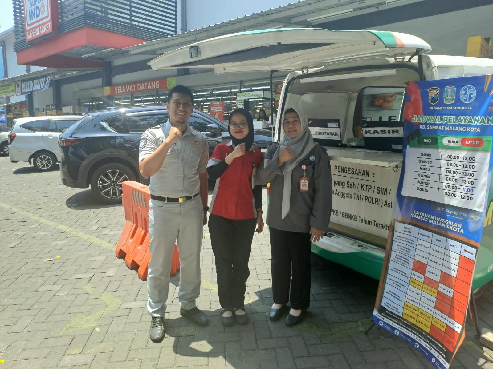 Pelayanan Samsat Keris di Superindo Langsep Berikan Kemudahan bagi Masyarakat Bayar Pajak Kendaraan