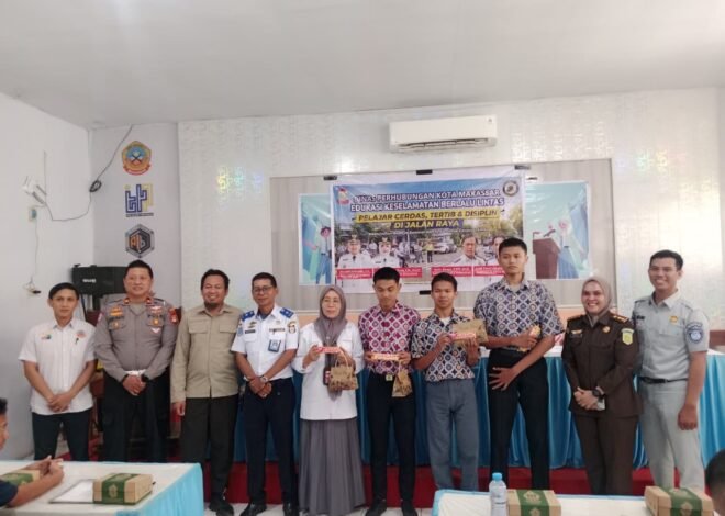 Tekan Angka Fatalitas Usia Produktif, Jasa Raharja Gencarkan Edukasi Tertib Berlalu Lintas bagi Pelajar SMKN 3 Makassar