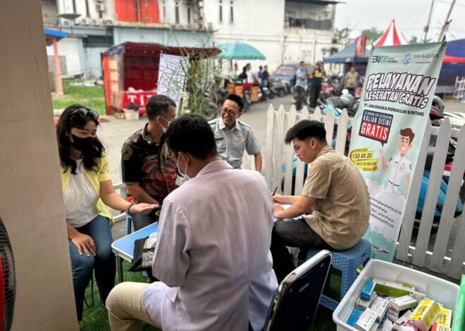 Jasa Raharja Cabang Sintang Hadirkan Layanan Kesehatan Gratis dan Edukasi Keselamatan di Sintang Expo 2026