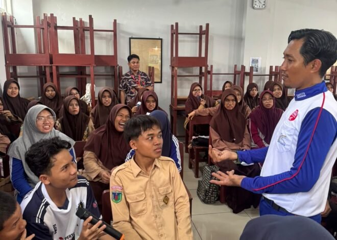 Jasa Raharja Sulawesi Tengah Bersama Honda Anugerah Perdana Gelar Sosialisasi Safety Riding di Kota Palu
