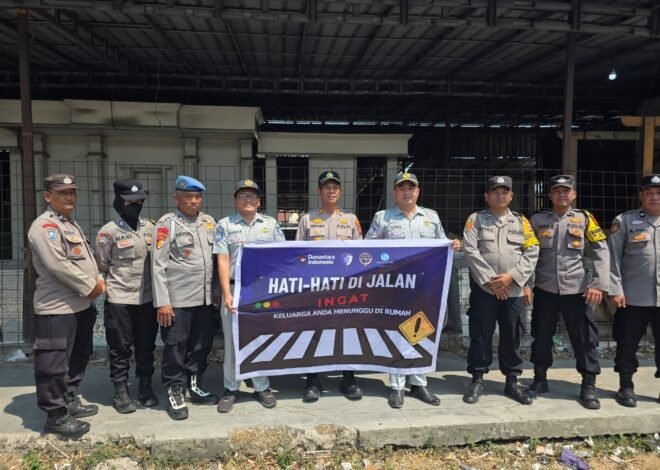 Tingkatkan Keselamatan Lalu Lintas, PT Jasa Raharja (Persero) Cabang Cirebon Gencarkan Edukasi Keselamatan Melalui Aksi Simpatik di Daerah Rawan Laka