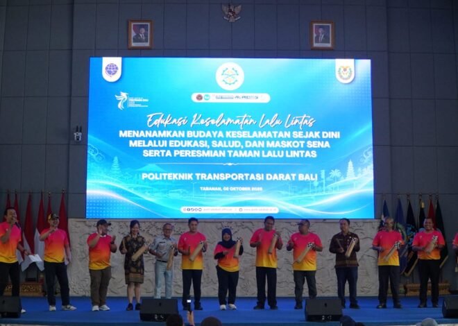Jasa Raharja Bali Hadir di Dies Natalis ke-7 Poltrada, Taman Lalu Lintas Jadi Ruang Edukasi Keselamatan