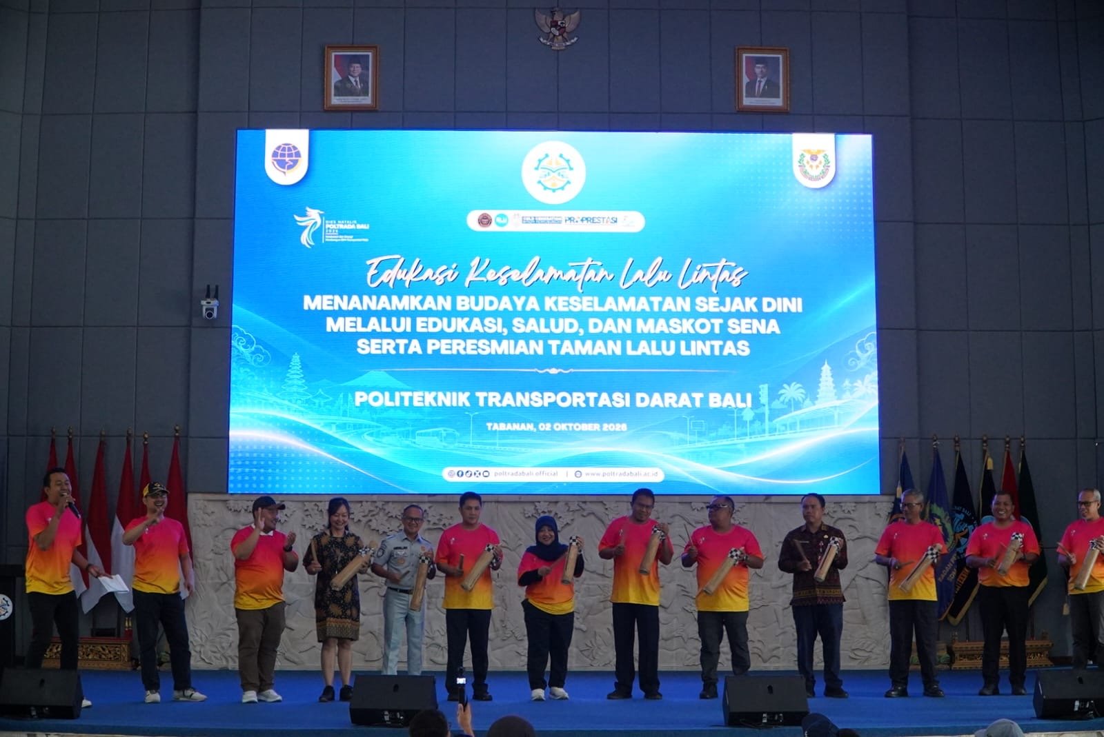 Jasa Raharja Bali Hadir di Dies Natalis ke-7 Poltrada, Taman Lalu Lintas Jadi Ruang Edukasi Keselamatan