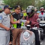 Jasa Raharja Pekalongan Perkuat Edukasi Keselamatan dan Kepatuhan Kendaraan melalui Operasi Patuh Candi di Brebes