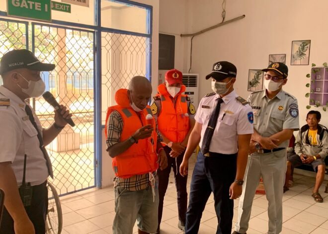 Jasa Raharja dan DLU Sampit Perkuat Keselamatan Pelayaran, Edukasi Penumpang Hadapi Kondisi Darurat