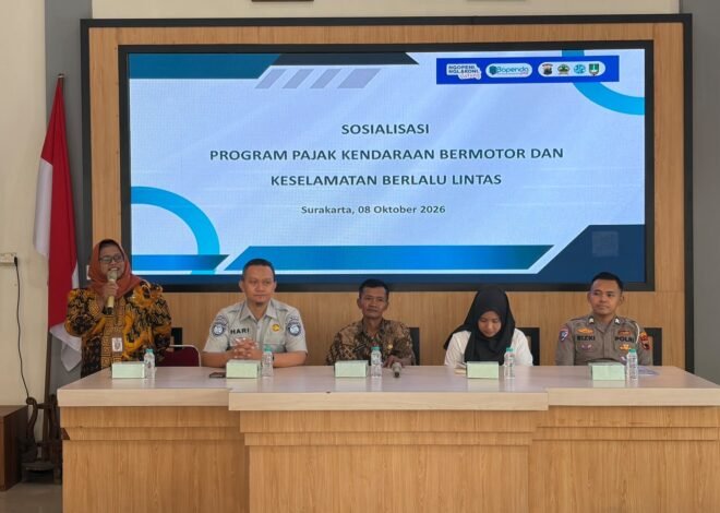 Tim Pembina Samsat Surakarta Sosialisasikan Program Jateng Bebas Sanksi Administrasi dan Pajak Progresif serta Keselamatan Lalu Lintas di Kecamatan Serengan