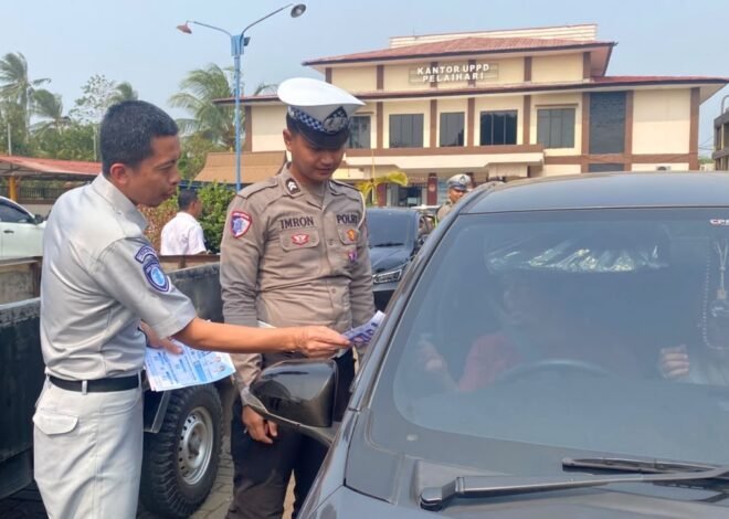 Tim Pembina Samsat Pelaihari Gelar Operasi Gabungan, Ajak Warga Manfaatkan Keringanan Pajak