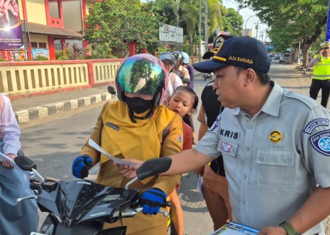 Tim Pembina Samsat Brebes Sosialisasikan Kepatuhan Pajak Kendaraan dan Keselamatan Berlalu Lintas