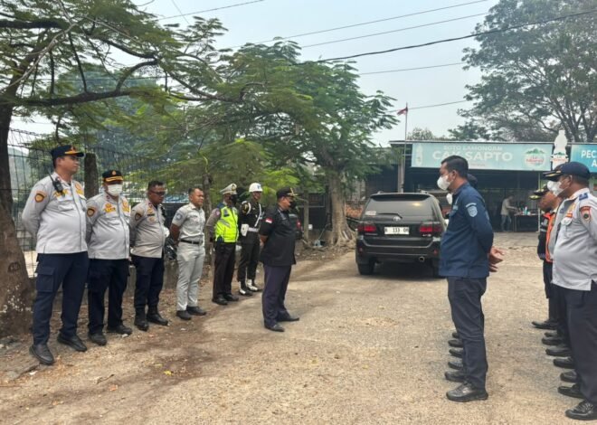 PT Jasa Raharja Kanwil Sumsel Turut Serta dalam Operasi Gabungan Angkutan Barang di Jalan Demang Lebar Daun