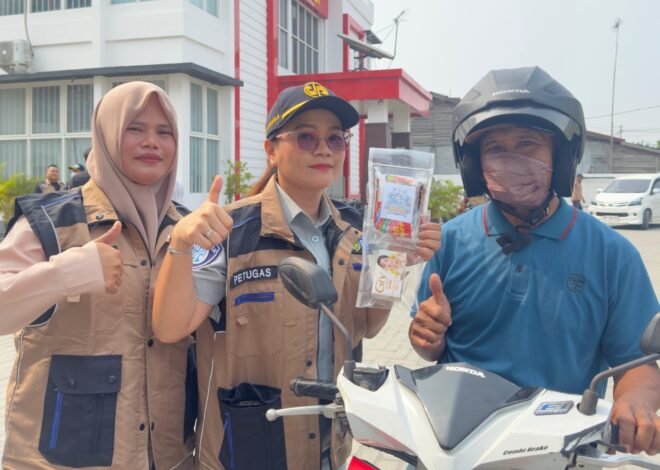 Jasa Raharja Bersama Satlantas Polres Sigi dan Bapenda Gelar Operasi Gabungan di Samsat Sigi