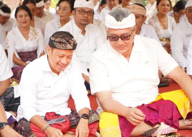 Gelar Doa Bersama, Jasa Raharja Bali Hadiri Piodalan di Kantor Bapenda Provinsi Bali