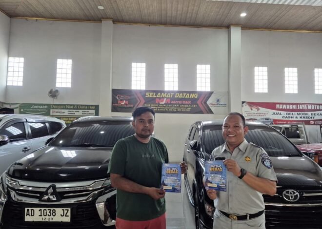 Jasa Raharja Sukoharjo Gandeng Dealer Kendaraan Bekas, Perluas Sosialisasi Program Jateng Bebas Sanksi