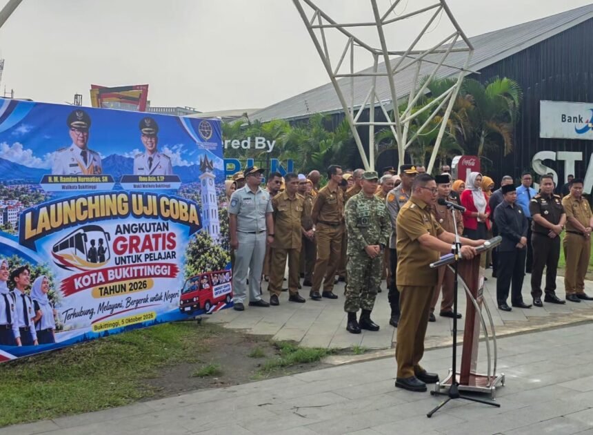 Jasa Raharja Sumbar Dukung Uji Coba Angkutan Gratis bagi Pelajar Kota Bukittinggi