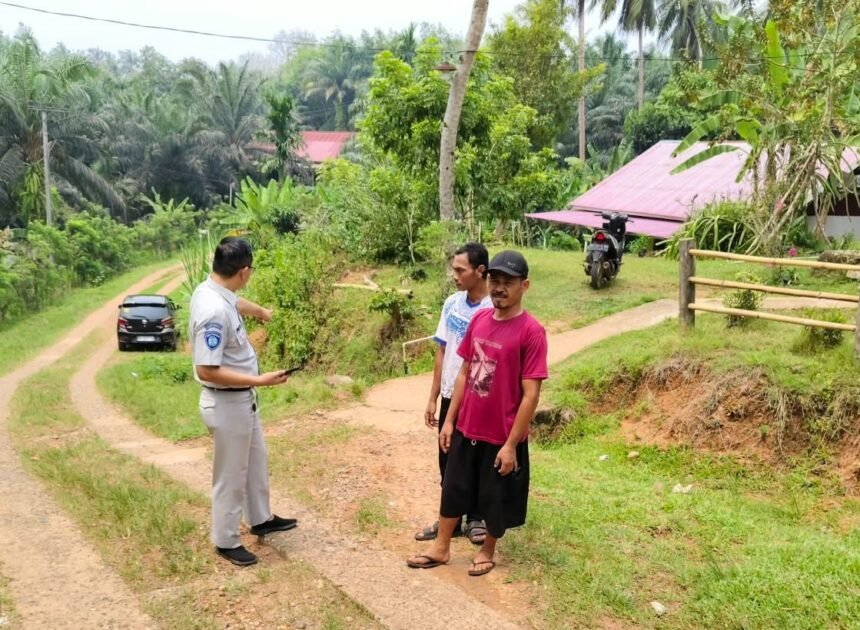 PT Jasa Raharja (Persero) Bengkulu Utara Gerak Cepat Survei Dua TKP dan Kunjungi Korban Kecelakaan