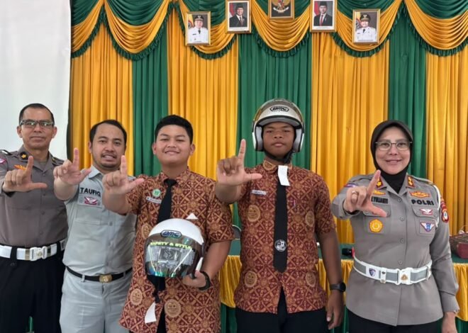 Jasa Raharja Kalsel Bekali Pelajar SMAN 7 Banjarmasin dengan Edukasi Keselamatan Berlalu Lintas