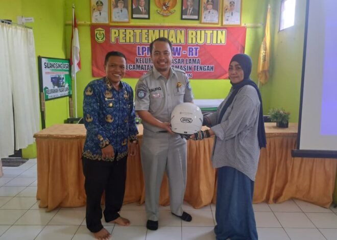 Jasa Raharja Kalsel Kenalkan Peran dan Fungsi kepada Warga Kelurahan Pasar Lama