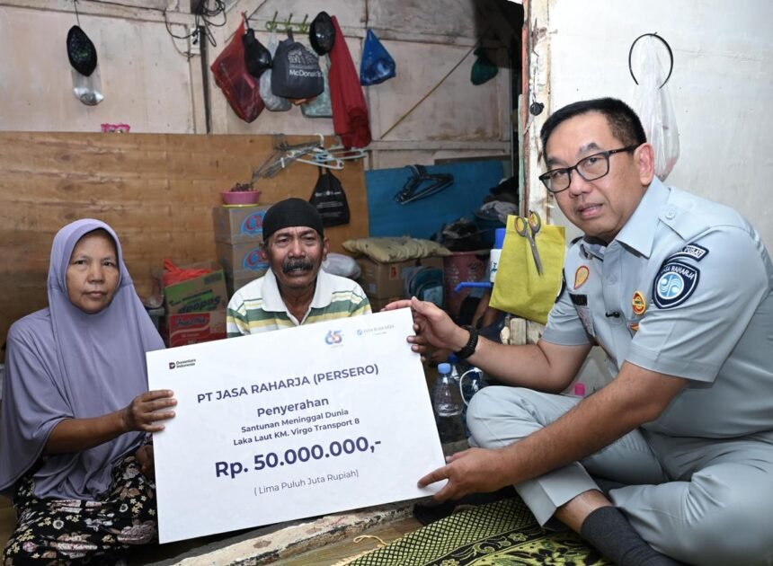 Jasa Raharja Terus Bergerak, Tiga Ahli Waris Korban KM Virgo Terima Santunan di Jawa Timur
