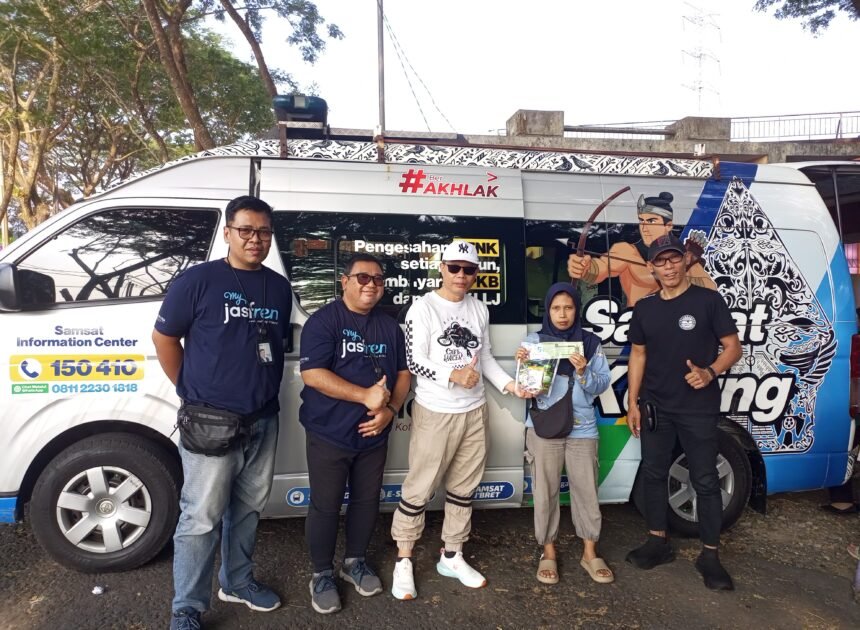 Jasa Raharja Tasikmalaya Bersama P3D Ciamis Hadirkan Samsat Keliling di CFD Taman BMX, Apresiasi Wajib Pajak Taat