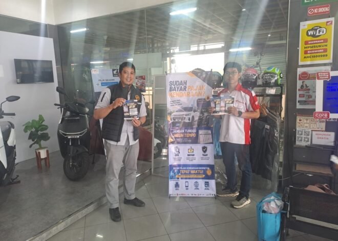 Jasa Raharja Ingatkan Pengendara Bayar Pajak Tepat Waktu melalui Kegiatan di Yamaha YSS SIP Sentra Malang