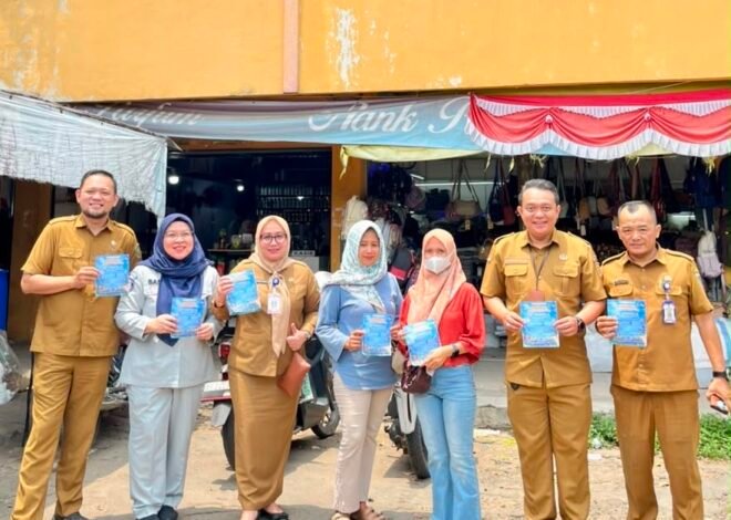 Sambangi Pasar Tengah, Samsat Metro Ajak Masyarakat Manfaatkan Program Keringanan Pajak Kendaraan