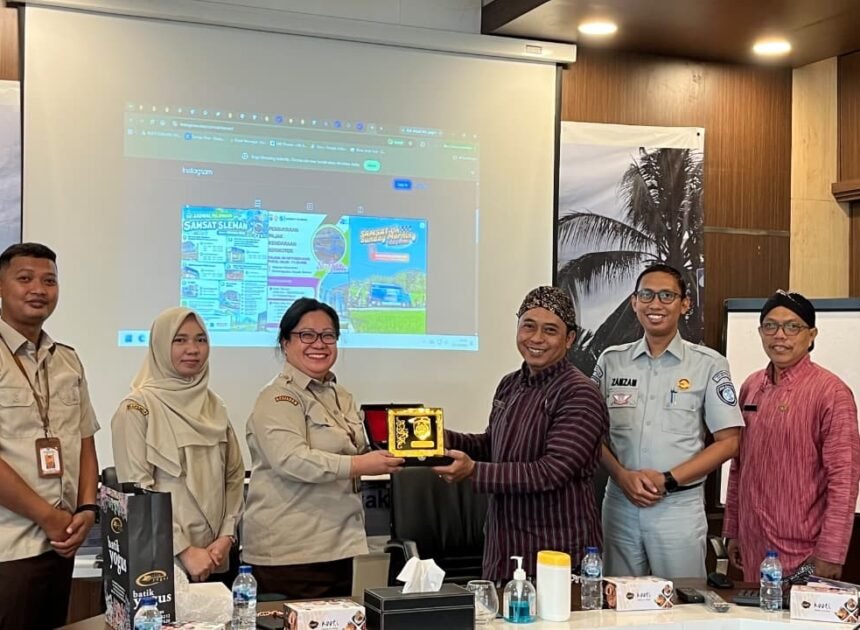 Jasa Raharja Dukung Pertukaran Inovasi Kesamsatan antara Samsat Sleman dan Bapenda Kalimantan Utara