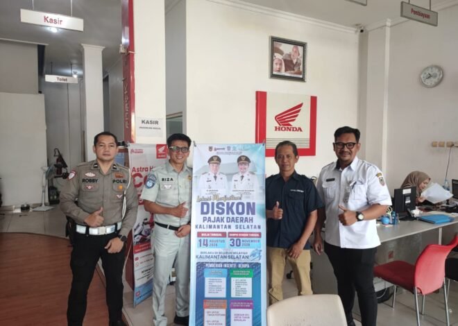 Tim Pembina Samsat Banjarbaru Dekatkan Informasi Keringanan Pajak kepada Pemilik Kendaraan