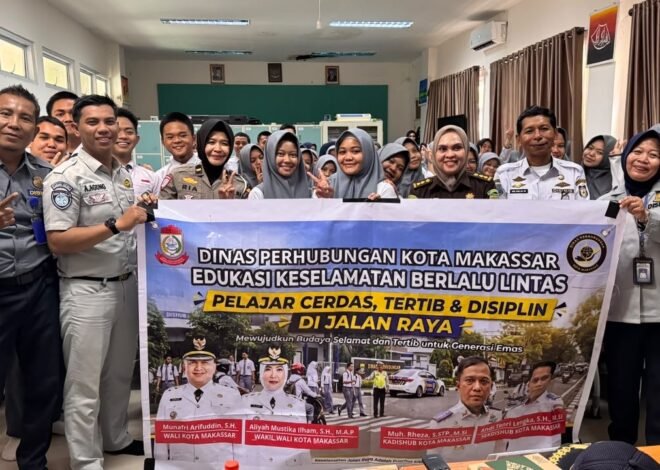 Tekan Angka Laka Generasi Muda, Jasa Raharja Sulsel Edukasi Pelajar MAN 1 Makassar