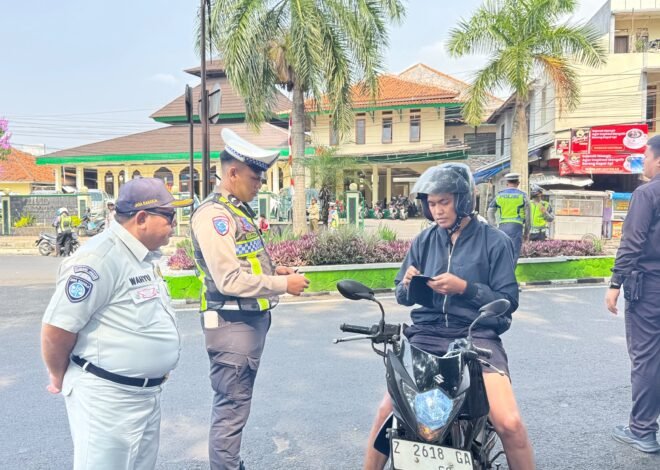 Tim Pembina Samsat Garut Gelar Operasi Gabungan di Bunderan Tarogong, Hasilkan Penerimaan Rp38,99 Juta